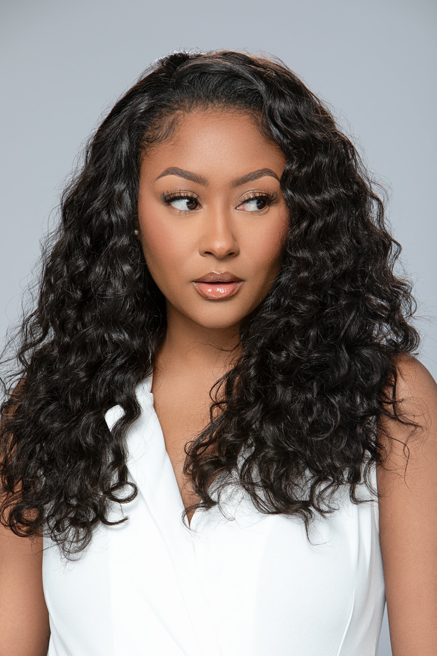 Half wig ‘Luna’ Loose Curly