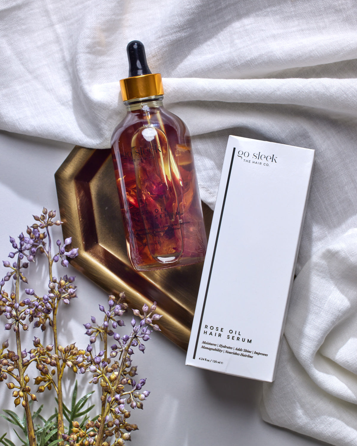 Rose Oil Hair Serum, image size:1200x1500