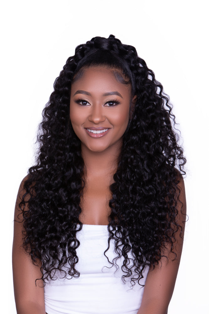 Seamless clip ins: “Jolie” Deep curly