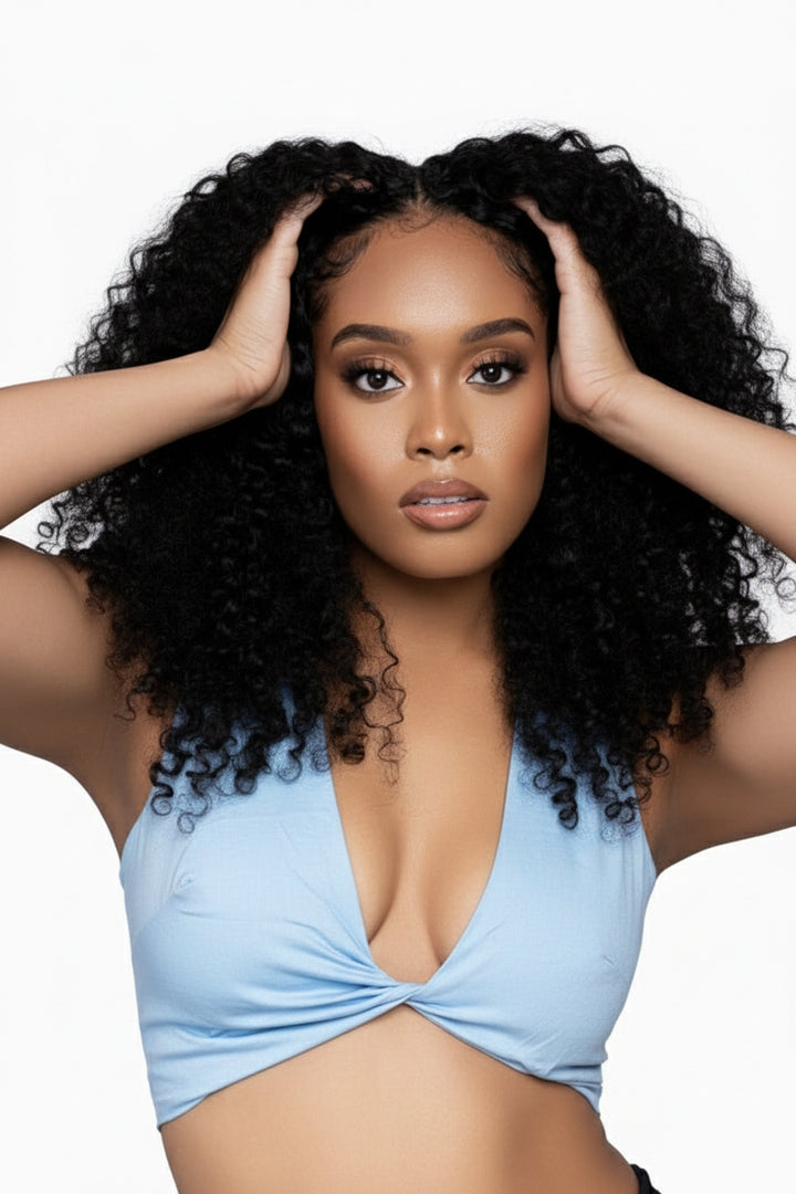 “Jolie” Burmese Deep Curly bundle