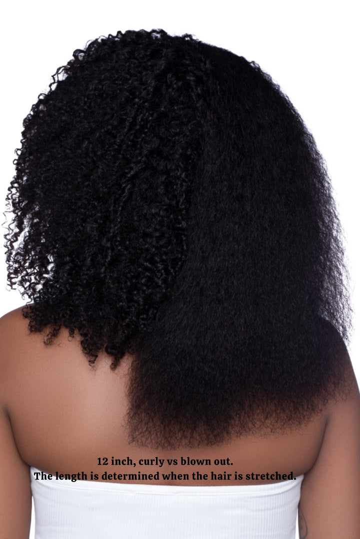 Half Wig ‘Kai’ Kinky Curly