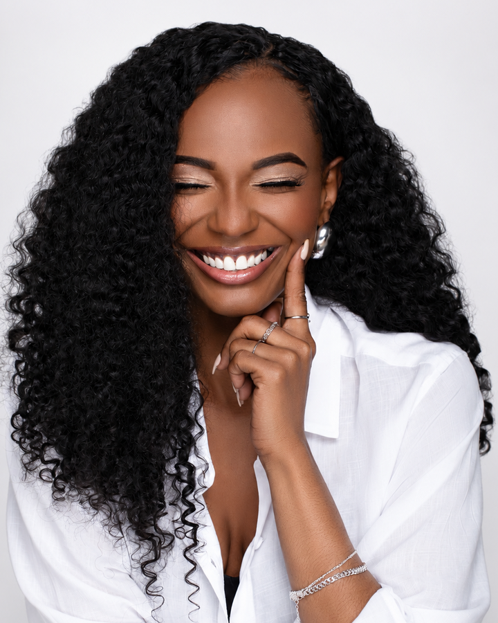 Seamless clip ins: “Jolie” Deep curly