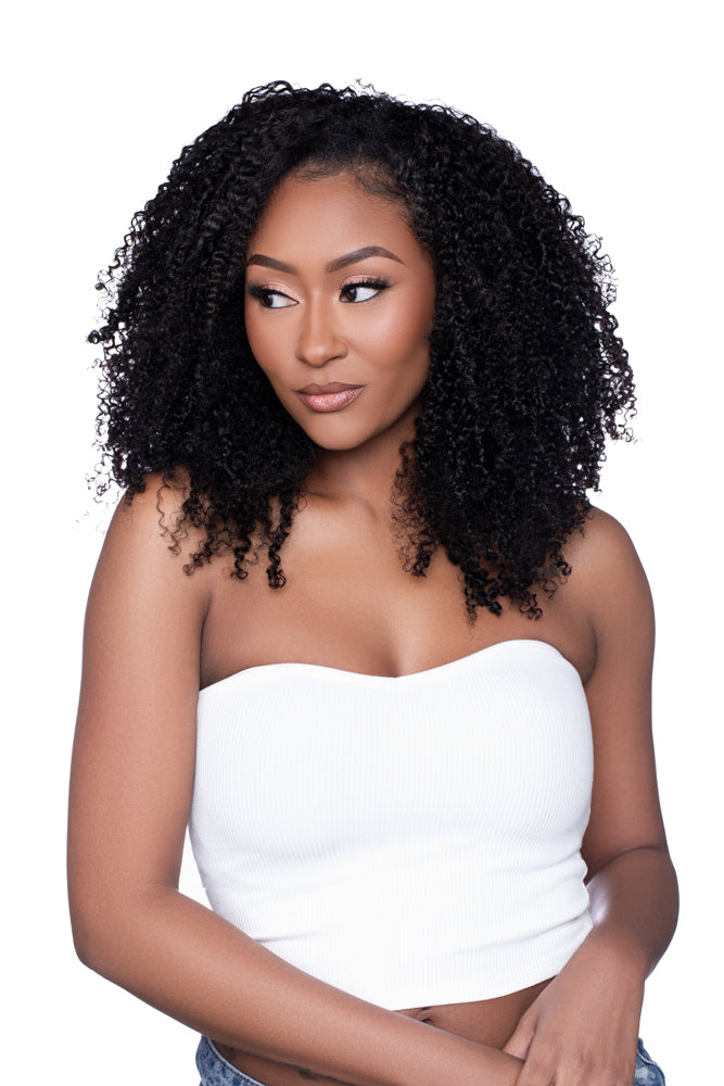 Half Wig ‘Kai’ Kinky Curly