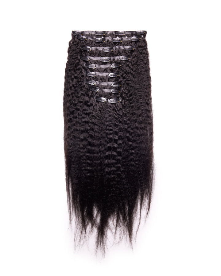 Follicle Fusion™ Clip Ins ‘Calli’ Kinky Straight