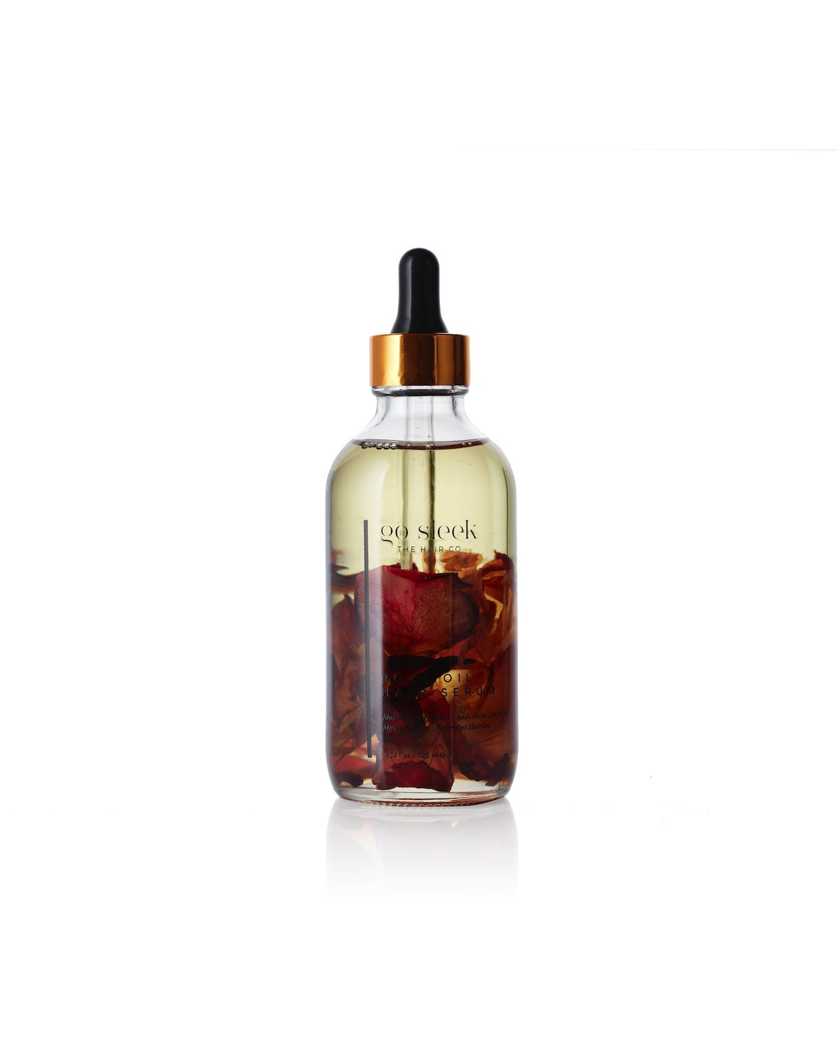 Suero para el cabello con aceite de rosas