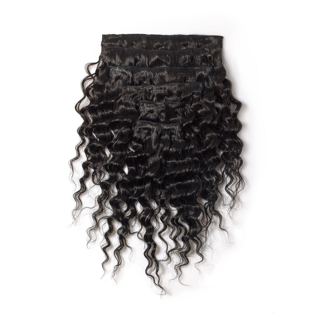 Klassiker: CAMBODIAN CURLY CLIP IN EXTENSIONS